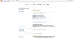 Desktop Screenshot of centsthatmakesense.blogspot.com