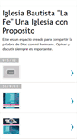 Mobile Screenshot of iglesiabautistalafe.blogspot.com