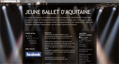 Desktop Screenshot of jeuneballetdaquitaine.blogspot.com