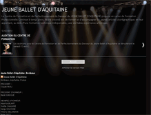 Tablet Screenshot of jeuneballetdaquitaine.blogspot.com