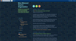 Desktop Screenshot of missmissourialumni.blogspot.com