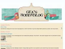 Tablet Screenshot of geashobbyblog.blogspot.com