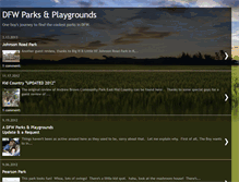 Tablet Screenshot of dfwparks.blogspot.com