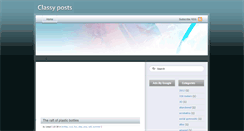 Desktop Screenshot of classyposts.blogspot.com