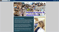 Desktop Screenshot of catalogoeducacion.blogspot.com