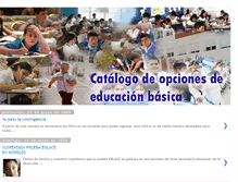 Tablet Screenshot of catalogoeducacion.blogspot.com