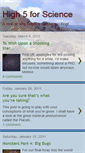 Mobile Screenshot of high5forscience.blogspot.com