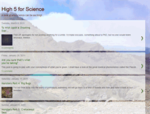 Tablet Screenshot of high5forscience.blogspot.com