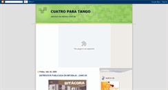 Desktop Screenshot of cuatroparatango-prensa.blogspot.com