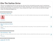 Tablet Screenshot of elke-the-stallion-shrine.blogspot.com