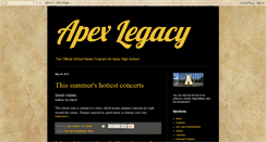 Desktop Screenshot of apexlegacy.blogspot.com