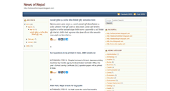 Desktop Screenshot of hotnewsfromnepal.blogspot.com