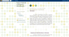 Desktop Screenshot of comportamentoeglobalizacao.blogspot.com
