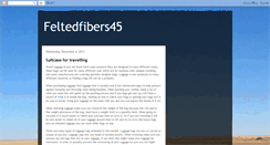 Desktop Screenshot of feltedfibers45.blogspot.com