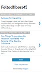 Mobile Screenshot of feltedfibers45.blogspot.com
