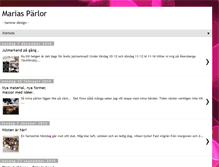 Tablet Screenshot of mariasparlor.blogspot.com