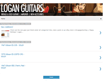 Tablet Screenshot of loganguitars.blogspot.com