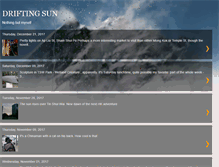 Tablet Screenshot of driftingsun.blogspot.com