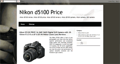 Desktop Screenshot of nikon-d5100-price.blogspot.com