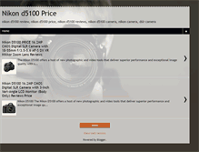 Tablet Screenshot of nikon-d5100-price.blogspot.com