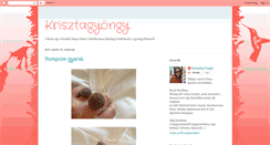Desktop Screenshot of krisztigyongy.blogspot.com