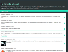 Tablet Screenshot of lalibretavirtual.blogspot.com