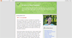 Desktop Screenshot of kristininnewzealand.blogspot.com