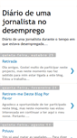 Mobile Screenshot of diariodeumajornalistanodesemprego.blogspot.com