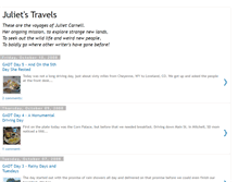 Tablet Screenshot of julietstravels.blogspot.com