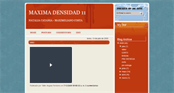 Desktop Screenshot of 2009s1tap3-maximadensidad11.blogspot.com