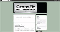 Desktop Screenshot of crossfitbattlegrounds.blogspot.com