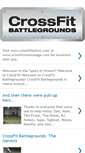 Mobile Screenshot of crossfitbattlegrounds.blogspot.com