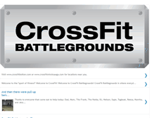 Tablet Screenshot of crossfitbattlegrounds.blogspot.com