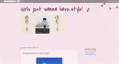 Desktop Screenshot of girlsjustwannahavestyle.blogspot.com