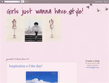 Tablet Screenshot of girlsjustwannahavestyle.blogspot.com