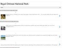 Tablet Screenshot of chitwannationalpark2011.blogspot.com
