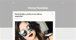 Desktop Screenshot of disneyfarandula.blogspot.com