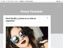 Tablet Screenshot of disneyfarandula.blogspot.com