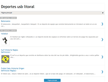 Tablet Screenshot of deportesusblitoral.blogspot.com