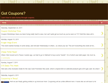 Tablet Screenshot of gotcouponsblog.blogspot.com