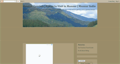Desktop Screenshot of munnartourismindia.blogspot.com