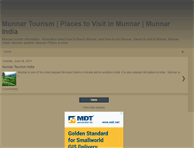 Tablet Screenshot of munnartourismindia.blogspot.com