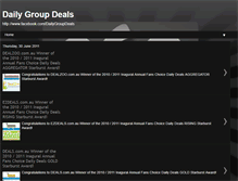Tablet Screenshot of dailygroupdeals.blogspot.com