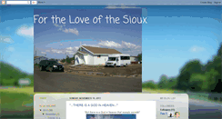 Desktop Screenshot of fortheloveofthesioux.blogspot.com