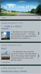 Mobile Screenshot of fortheloveofthesioux.blogspot.com