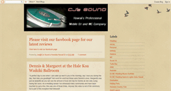 Desktop Screenshot of cjssound.blogspot.com