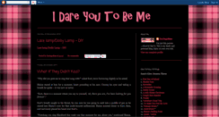 Desktop Screenshot of idareyoutobeme.blogspot.com