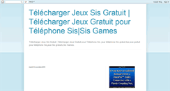 Desktop Screenshot of jeux-sis.blogspot.com