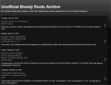 Tablet Screenshot of bloodyrootsarchive.blogspot.com