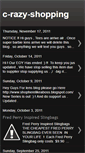 Mobile Screenshot of c-razy-shopping.blogspot.com
